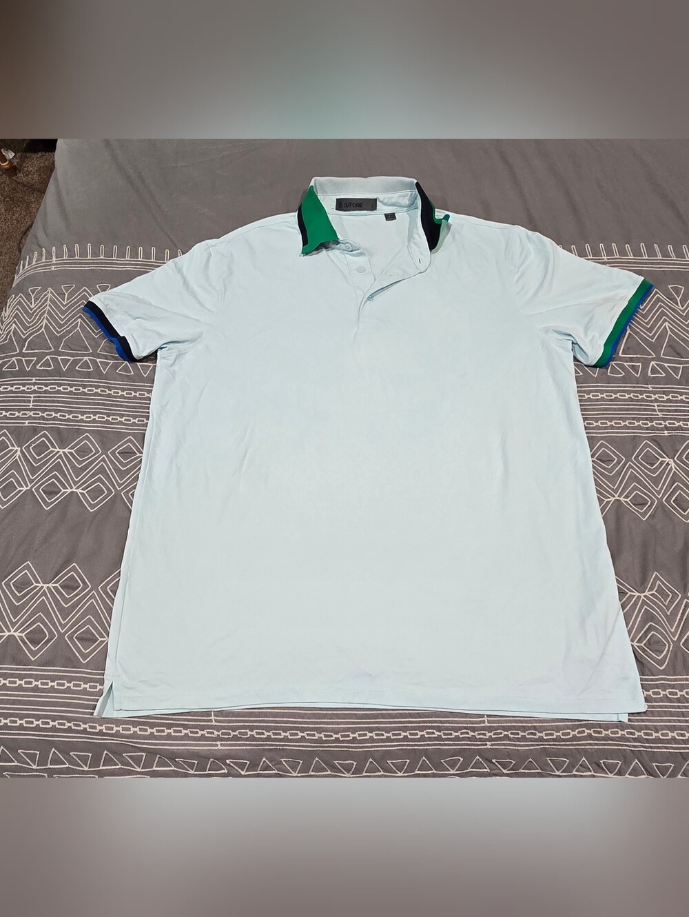 G/FORE Pique Contrast Trim Polo Shirt Size Large
